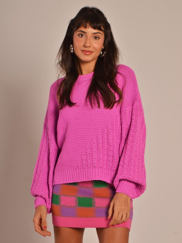 tricot maxi rosa 5 sense